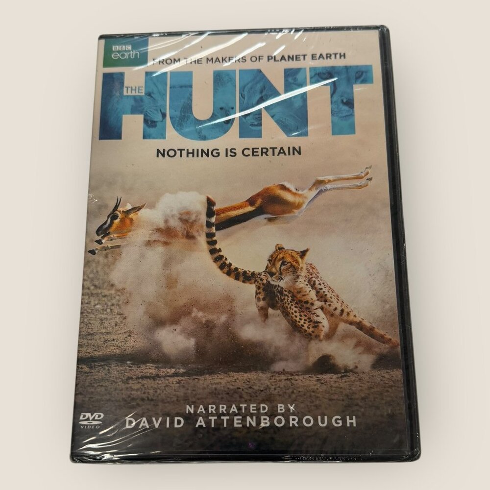 The Hunt: Nothing is Certain DVD Narrated By David Attenborough BBC Earth